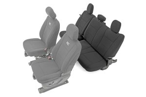 Ford F-150 Seat Covers - Rear Bench Seat - Rough Country - Neoprene - '15-'23 Ford F-150 Seat Covers - Rear Bench Seat - Rough Country - Neoprene - '15-'23